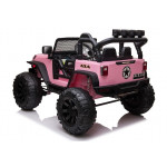 Elektrické autíčko - Jeep JC666 - nelakované - ružové